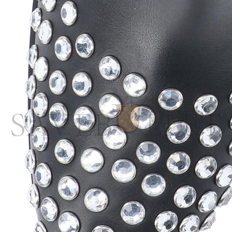 ALAÏA BLACK ANKLE BOOTS AA3B089CK291